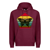 Burgundy butterfly Premium Hoodie - Bettercallsaul