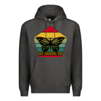 Charcoal Heather butterfly Premium Hoodie - Bettercallsaul