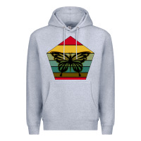 Heather Grey butterfly Premium Hoodie - Bettercallsaul