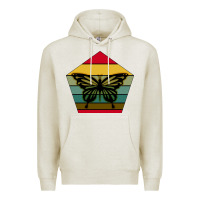 Oatmeal Heather butterfly Premium Hoodie - Bettercallsaul