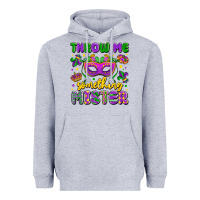 Heather Grey throw me something mister Heavyweight Hoodie - LillyAllenDesigns