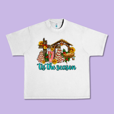 Tis The Seasin With Christmas Cake Abd Jesus Urban Heavy Tee Designed By Adodesignshop