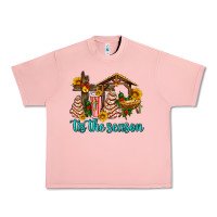 Salmon tis the seasin with christmas cake abd jesus Urban Heavy Tee - AdoDesignShop
