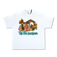 White tis the seasin with christmas cake abd jesus Urban Heavy Tee - AdoDesignShop