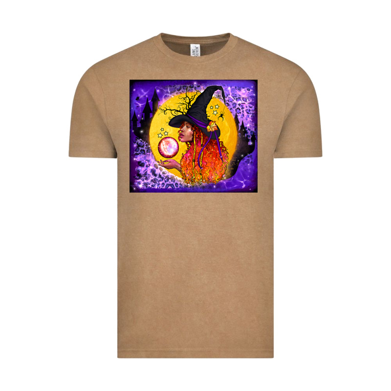 Witch With Crystal Ball Tumbler Vintage Tee by BundleAndBundleShop | Teevron