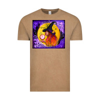 Vintage Coffee witch with crystal ball tumbler Vintage Tee - BundleAndBundleShop
