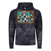 Cloud Black race leopard and gemstone background Vintage Hoodie - HRA Design Shop
