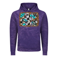 Cloud Purple race leopard and gemstone background Vintage Hoodie - HRA Design Shop