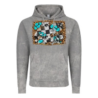 Cloud Rock race leopard and gemstone background Vintage Hoodie - HRA Design Shop