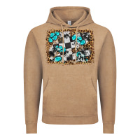 Race Leopard And Gemstone Background Vintage Hoodie | Teevron