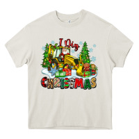 Cream i dig christmas Heavy Core Tee - Zillion Design Studio