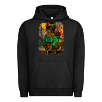 Pigment Black juneteenth black woman fashion girl Urban Hoodie - CowGirlArtShop