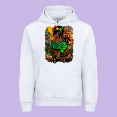 Juneteenth Black Woman Fashion Girl Urban Hoodie Designed By Cowgirlartshop