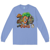 Colony Blue zoo vibes Long Sleeve Tee - JahusDesignShop