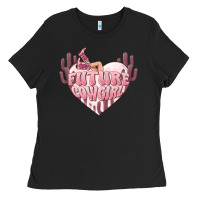 Black future cowgirl Ladies Tee - MaliasSmallBusiness