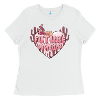 White future cowgirl Ladies Tee - MaliasSmallBusiness