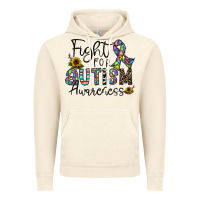 Vintage Artic fight for autism awareness Vintage Hoodie - CowhideDigitalArt
