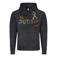 Vintage Black fight for autism awareness Vintage Hoodie - CowhideDigitalArt