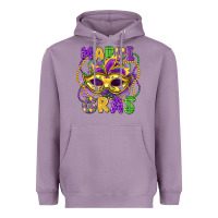 Lavender mardi gras mask Heavyweight Hoodie - LillyAllenDesigns