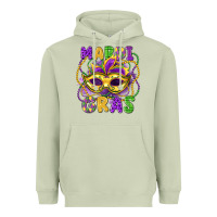 Matcha mardi gras mask Heavyweight Hoodie - LillyAllenDesigns