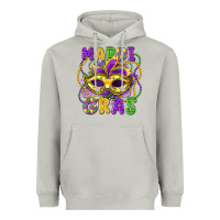 Mardi Gras Mask Heavyweight Hoodie | Teevron