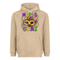 Mushroom mardi gras mask Heavyweight Hoodie - LillyAllenDesigns