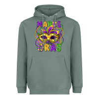 Sage mardi gras mask Heavyweight Hoodie - LillyAllenDesigns