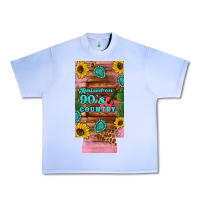 Grape Ice raised 90's country guitar cactus sunflower's 12 oz can cooler  (slim) Urban Heavy Tee - Artiststas
