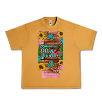 Peanut Butter raised 90's country guitar cactus sunflower's 12 oz can cooler  (slim) Urban Heavy Tee - Artiststas