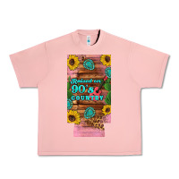 Salmon raised 90's country guitar cactus sunflower's 12 oz can cooler  (slim) Urban Heavy Tee - Artiststas