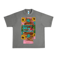 Tornado raised 90's country guitar cactus sunflower's 12 oz can cooler  (slim) Urban Heavy Tee - Artiststas