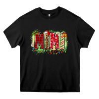 Black mimi claus Heavy Core Tee - Zillion Design Studio