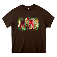 Chocolate Brown mimi claus Heavy Core Tee - Zillion Design Studio