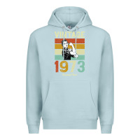 Blue Mist Vintage 1973 Orginial Parts Premium Hoodie - Bettercallsaul