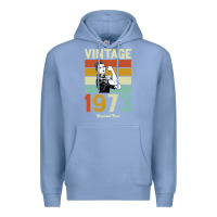 Colony Blue Vintage 1973 Orginial Parts Premium Hoodie - Bettercallsaul