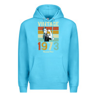 Ocean Blue Vintage 1973 Orginial Parts Premium Hoodie - Bettercallsaul