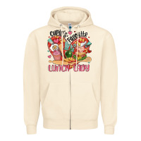 Sandshell cupids favorite lunch lady Zipper Hoodie - MaliasSmallBusiness