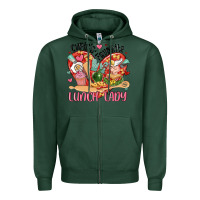 Sports Green cupids favorite lunch lady Zipper Hoodie - MaliasSmallBusiness