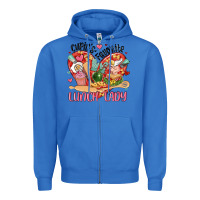 True Royal cupids favorite lunch lady Zipper Hoodie - MaliasSmallBusiness