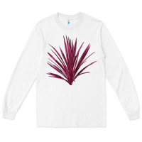 White Pink Cordyline Long Sleeve Tee - LillyAllenDesigns