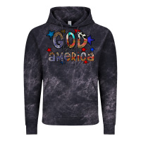 Cloud Black god bless america Vintage Hoodie - CowhideDigitalArt
