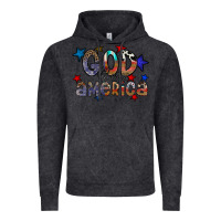 Vintage Black god bless america Vintage Hoodie - CowhideDigitalArt
