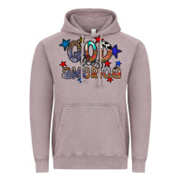 Vintage Zinc god bless america Vintage Hoodie - CowhideDigitalArt