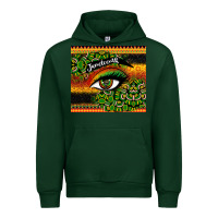 Forest Green juneteenth eyelash Urban Hoodie - CowGirlArtShop
