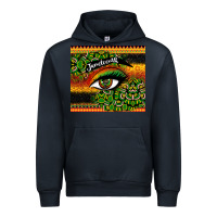 Navy juneteenth eyelash Urban Hoodie - CowGirlArtShop