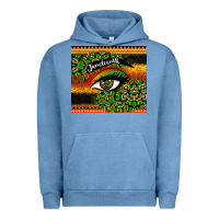 Pigment Pebble Blue juneteenth eyelash Urban Hoodie - CowGirlArtShop