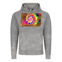 Cloud Rock leopard, tie die backgraund Vintage Hoodie - JahusDesignShop