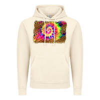 Vintage Artic leopard, tie die backgraund Vintage Hoodie - JahusDesignShop