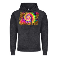 Vintage Black leopard, tie die backgraund Vintage Hoodie - JahusDesignShop
