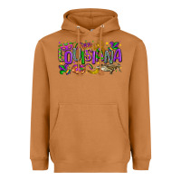 Meerkat louisiana mardi gras Heavyweight Hoodie - LillyAllenDesigns